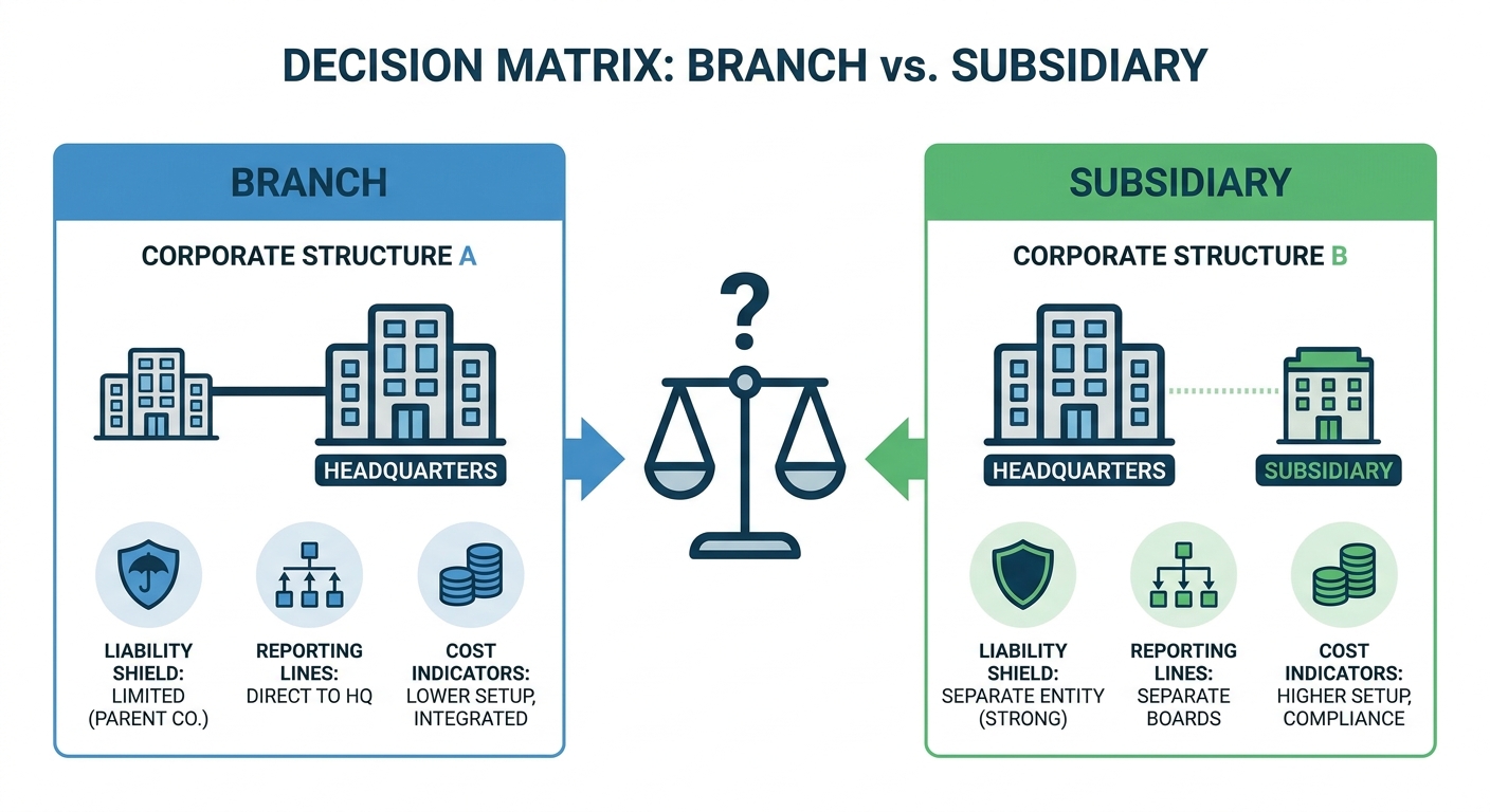 Branch vs. Subsidiary: Choosing the Right Legal & Accounting Structure for Your UK Expansion